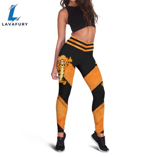 Custom Tiger Pattern Hoodie And Leggings Set