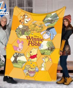 Custom Winnie The Pooh Blanket