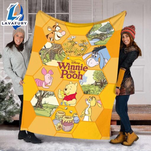 Custom Winnie The Pooh Blanket