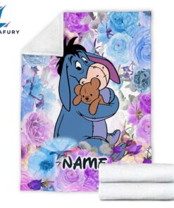 Custom Winnie The Pooh Eeyore Blanket