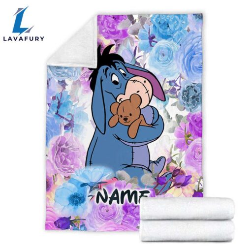 Custom Winnie The Pooh Eeyore Blanket