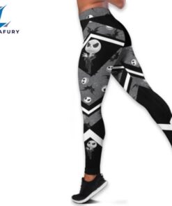 Customizable Hoodie And Patterned Jack Skellington Leggings Set