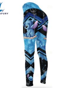 Customizable Stitch Pattern Hoodie And Leggings Set