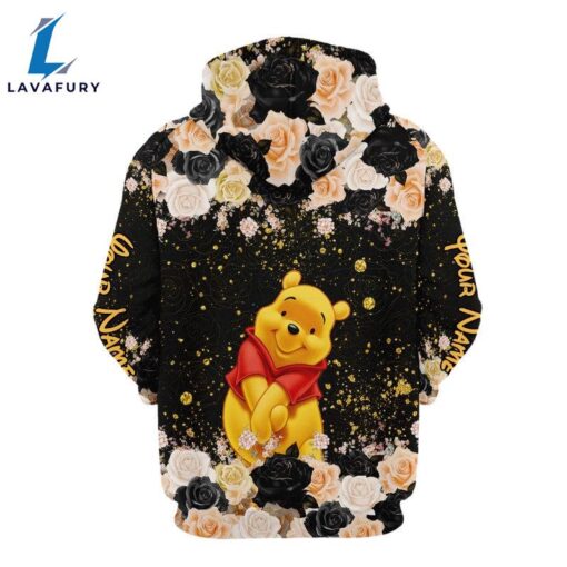 Customizable Winnie The Pooh Glitter Hoodie And Leggings Set