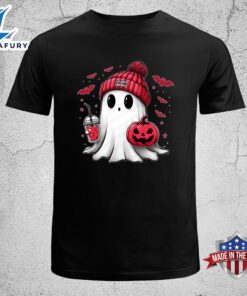 Cute Ghost Football Atlanta Christmas Football T-shirt