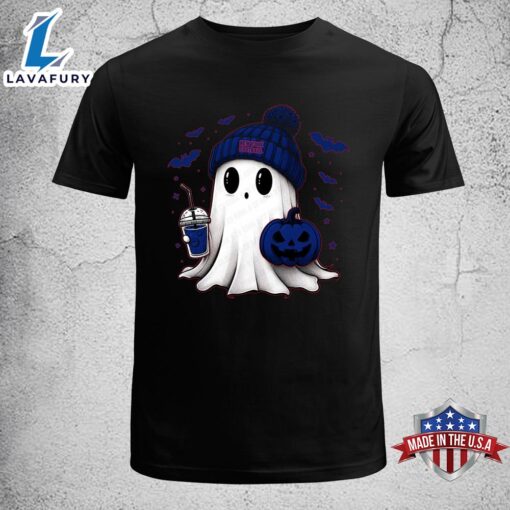 Cute Ghost Football Christmas Football T-shirt