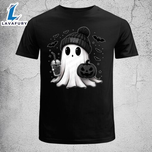 Cute Ghost Football Las Vegas Christmas Football T-shirt