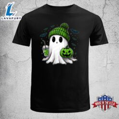 Cute Ghost Football Seattle Christmas Football T-shirt