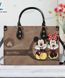 Cute Mickey minnie Leather Handbag