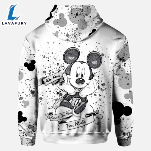 Cute Mickey Mouse Ears – Personalized Hoodie and Leggings Set