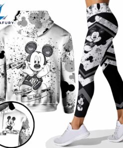 Cute Mickey Mouse Ears - Personalized Hoodie and Leggings Set