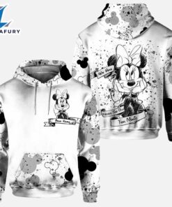 Cute Mickey Mouse Ears - Personalized Hoodie and Leggings