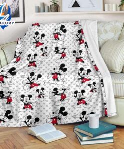 Cute Pattern Mickey Mouse Blanket