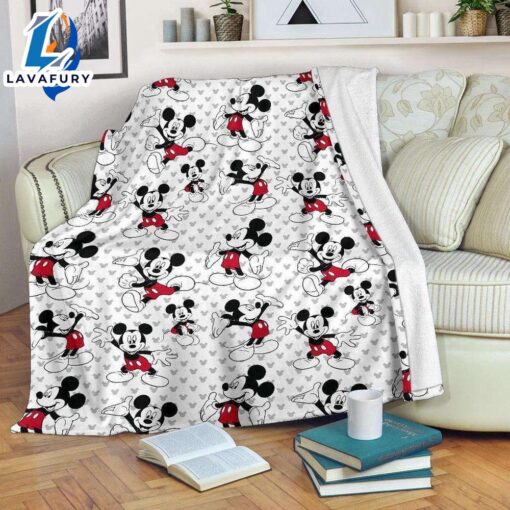 Cute Pattern Mickey Mouse Blanket