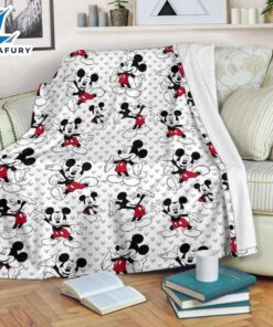 Cute Pattern Mickey Mouse Blanket