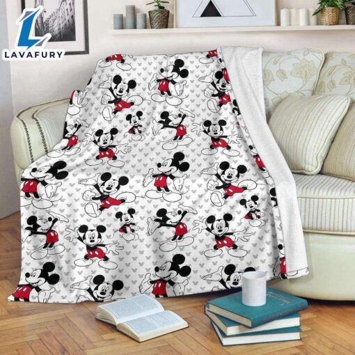 Cute Pattern Mickey Mouse Blanket