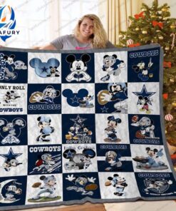 Dallas Cowboys Mickey Mouse Blanket