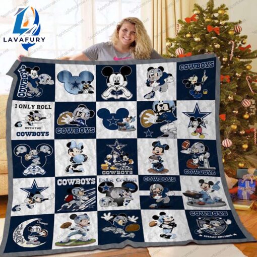 Dallas Cowboys Mickey Mouse Blanket