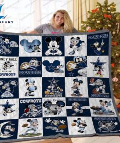 Dallas Cowboys Mickey Mouse Blanket