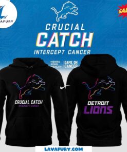 Detroit Lions Crucial Catch NFL 2024 Hoodie