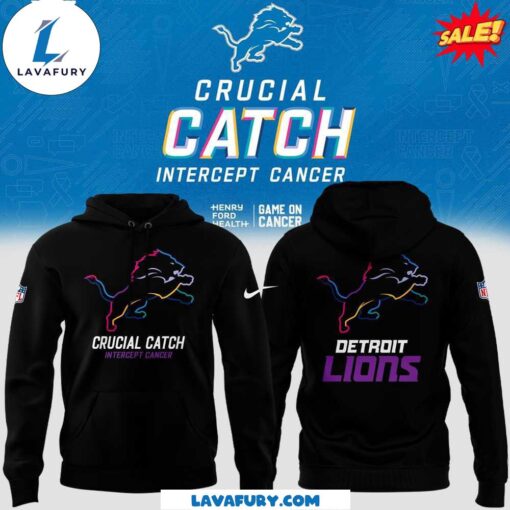 Detroit Lions Crucial Catch NFL 2024 Hoodie