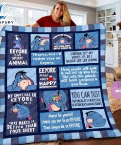 Disney Eeyore Winnie The Pooh Fleece Blanket