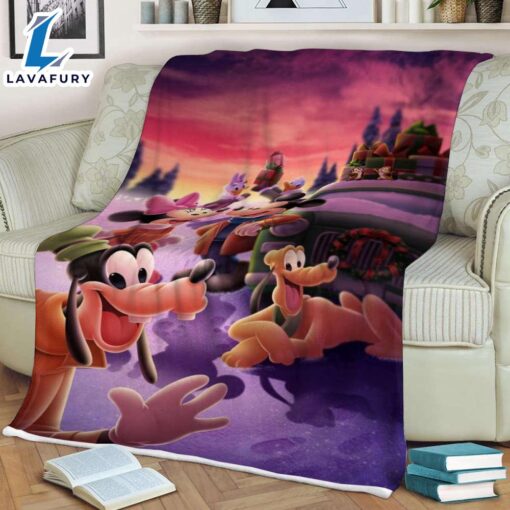 Disney Family Mickey Mouse Sherpa Fleece Blanket