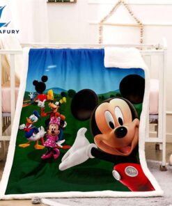 Disney Mickey And Friends Lovely Sherpa Fleece Blanket