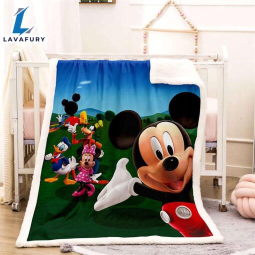 Disney Mickey And Friends Lovely Sherpa Fleece Blanket