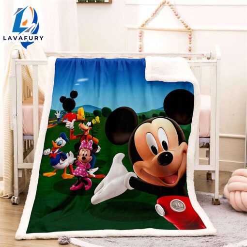 Disney Mickey And Friends Lovely Sherpa Fleece Blanket