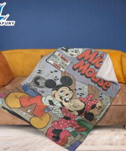 Disney Mickey And Minnie Christmas Blanket