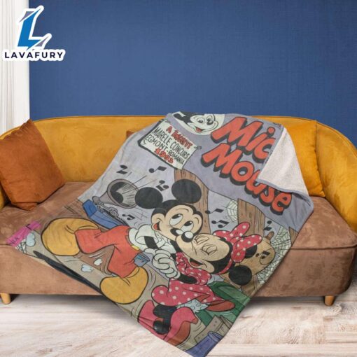 Disney Mickey And Minnie Christmas Blanket