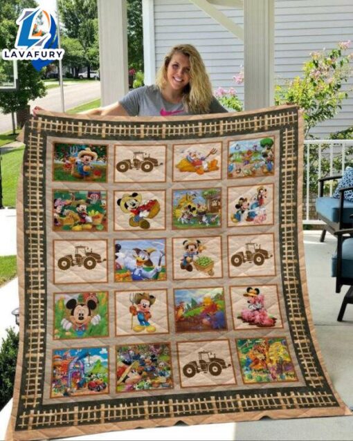 Disney Mickey Mouse And Friends Farmer Blanket