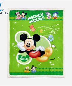 Disney Mickey Mouse And Friends Lovely Blanket