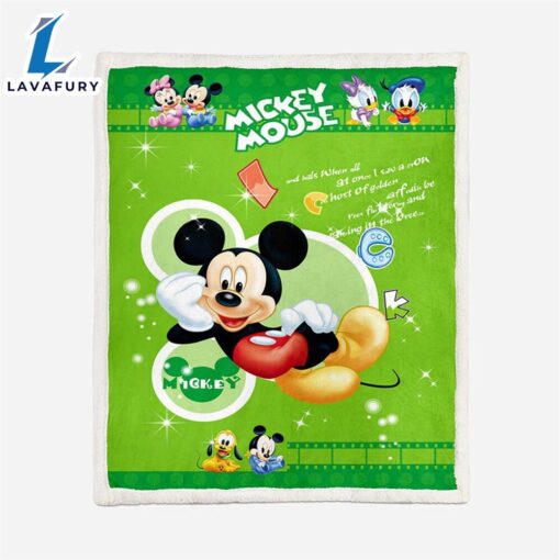 Disney Mickey Mouse And Friends Lovely Blanket