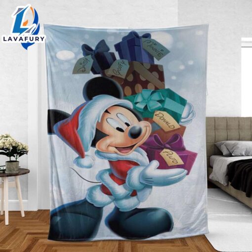 Disney Mickey Mouse Fleece Sherpa Quilt Blanket