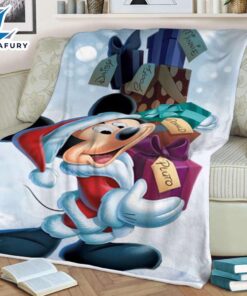 Disney Mickey Mouse Fleece Sherpa Quilt Blanket