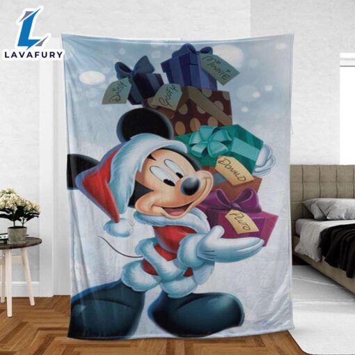 Disney Mickey Mouse Fleece Sherpa Quilt Blanket