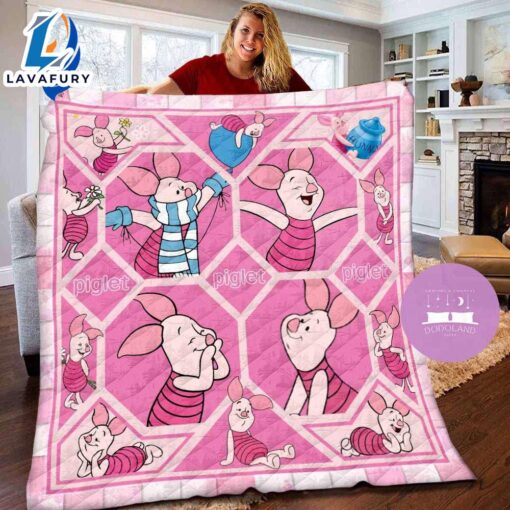 Disney Piglet Winnie The Pooh Sherpa Blanket