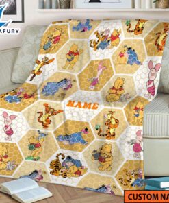 Disney Winnie The Pooh Eeyore Birthday Personalized Blanket