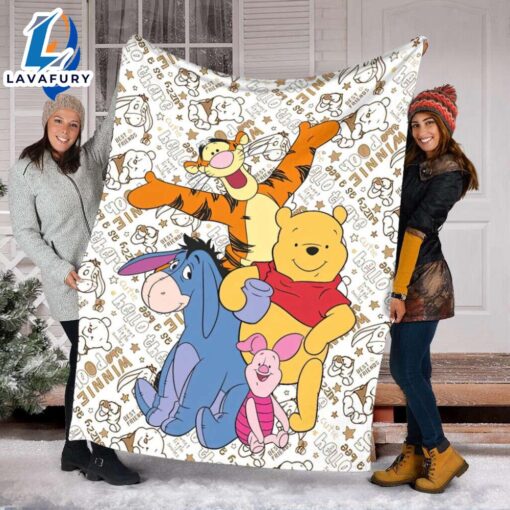 Disney Winnie The Pooh Fleece Mink Blanket