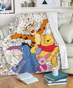 Disney Winnie The Pooh Fleece Mink Blanket