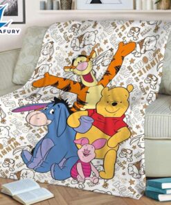 Disney Winnie The Pooh Fleece Mink Blanket