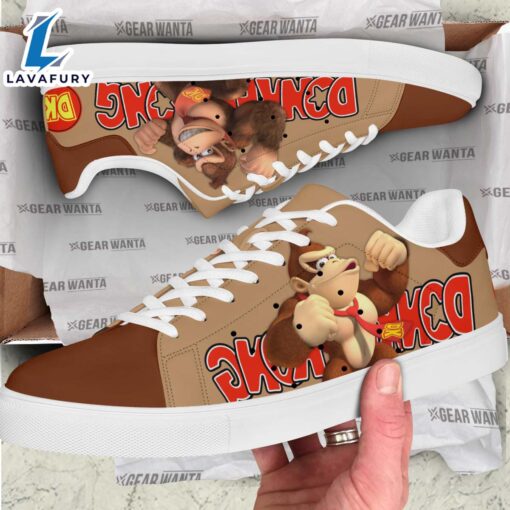 Donkey Kong Cartoon Stan Smith Shoes For Kid