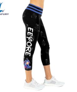 Eeyore Custom Just A Girl Hoodie And Capris Leggings Set