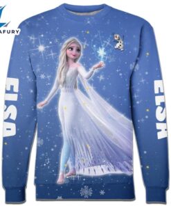 Elsa Princess Castle Glitter Activewear Set