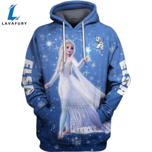 Elsa Princess Castle Glitter Activewear Set