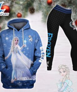 Elsa Princess Castle Glitter Activewear…