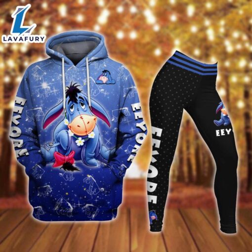 Enchanted Castle Glitter Pattern Eeyore Activewear Set