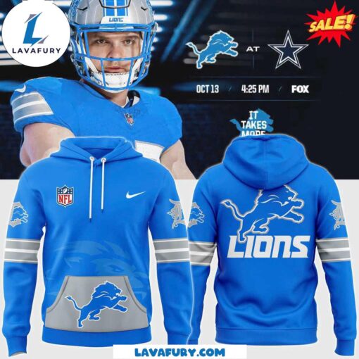 Fanatics Blue Detroit Lions 2024 Hoodie